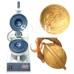 IceCream Burger Machine for Small Business Idea Custom Mold Nonstick Surface <strong>Flying</strong> Saucer Panini Sealed Burger Maker with CE - Product Image 1