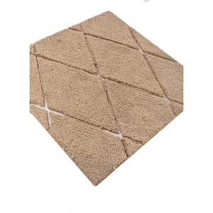 Tapis en jute et chanvre tufté à la main Nomadic Threads, style classique, ivoire, rectangulaire, coton biologique pour usage domestique, abstrait pour adolescents - PTJT-17 - Product Image 2