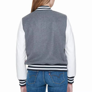 Veste de baseball pour femmes Veste universitaire pour femmes à manches longues Veste Letterman pour femmes en laine et polyester brodés de qualité supérieure - Product Image 2