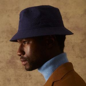 หมวกทรงถังแบบมีสไตล์สำหรับผู้ชายหมวกทรงถังแบบนุ่มอุ่นสบายสำหรับฤดูหนาวใส่โลโก้ได้ตามต้องการ - Product Image 4