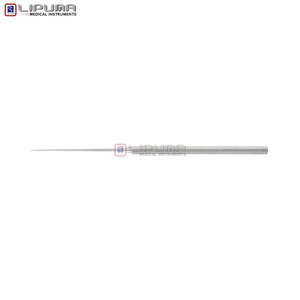 Instrument chirurgical en acier inoxydable pour l'otochirurgie, crochet incurvé de précision, diamètre de la pointe de 0,5 mm, instruments médicaux professionnels ORL - Product Image 4