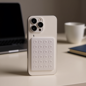 Support magnétique rectangulaire VENTOSA en silicone pour téléphone portable avec ventouse pour tableau de bord de voiture - Product Image 3