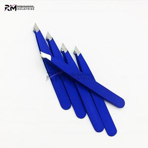 ชุดแหนบคิ้ว RMI รุ่นยอดนิยม สีเคลือบผงสีน้ำเงิน / ปลายสแตนเลสสีเงิน ชุดแหนบปลายแหลมแบบคอมโบ - Product Image 5