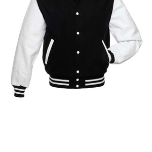 Chaqueta Universitaria de Invierno para Hombre con Parches Bordados Personalizados, Chaqueta Universitaria con Logotipo Personalizado, Chaqueta Universitaria con Letras Bordadas en Chenilla para Hombre - Product Image 2