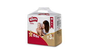 Ventas calientes Calidad Premium Midi Tamaño 68 PCS Pañal de bebé desechable elástico fabricado en Turquía Grado superior - Product Image 6