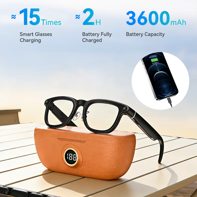 X01 Ultra AI Smart Glasses 1080P Camera IMX219 Audio ENC Noise Cancellation Touch Control Video Recording Built-in AI