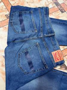 Jean droit pour hommes, élégant, qualité supérieure, respirant, écologique, bleu, extensible, taille moyenne, haute qualité Bangladesh - Product Image 4