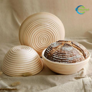 Eco-Friendly Handmade Natural Wicker Oval Rattan <b>BREAD</b> PROOFING <b>BASKET</b> Dough <b>Basket</b> From Vietnam Ideal for Rustic Artisan Loaves - Product Image 5