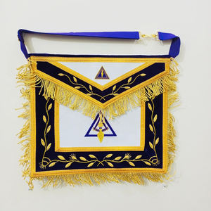 NUEVO MASONIC RSM PAST THRICE ILLUSTRIOUS MASTER DELANTAL PÚRPURA HSE - Product Image 1