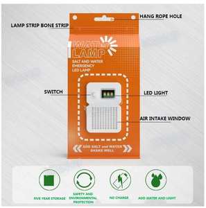 Nouvelle conception de <span class=keywords><strong>lampe</strong></span> de camping portable, lampes LED, lanterne, pêche en plein air, <span class=keywords><strong>lampe</strong></span> d'urgence alimentée par l'<span class=keywords><strong>eau</strong></span> salée, <span class=keywords><strong>lampe</strong></span> LED à l'<span class=keywords><strong>eau</strong></span> salée - Product Image 2