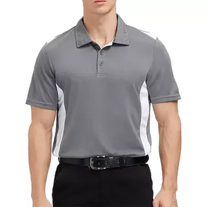 OEM 2024 broderie personnalisée polo pour hommes tissu de luxe en coton et polyester avec logo de grande taille t-shirt de luxe pour le golf - Product Image 1