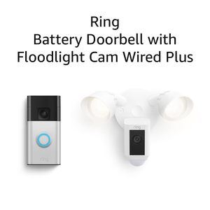Sonnette de porte avec caméra Ring Floodlight Cam Wired Plus - Product Image 3