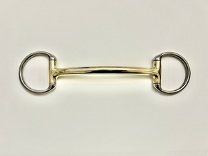 Veterinario Mullen Boca Snaffle Bit Pulido Boquilla Lisa Todas las brocas Horse Snaffle están disponibles - Product Image 2