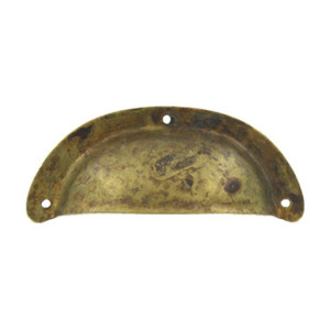 MANIGLIA ANTICATA ART.15122 MM.77X31 OTTONE ANTICO - Product Image 1