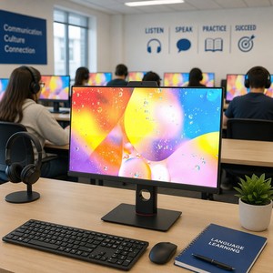 <span class=keywords><strong>คอม</strong></span>พิวเตอร์ตั้งโต๊ะออลอินวันแบบปรับความสูงได้ ขนาด 23.8 และ 27 นิ้ว สำหรับขายส่ง OEM ใช้ Intel Core i7 i9 หน้าจอ IPS ระบบปฏิบัติการ Windows 11 เหมาะสำหรับโรงเรียนและห้องปฏิบัติการ - Product Image 2