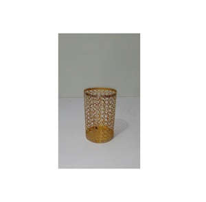 Portavelas de metal adornado, soporte votivo, patrones florales diseñados para un toque romántico para Navidad, ocasiones especiales, bodas incluidas - Product Image 6