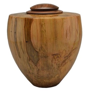 Urna Funeraria de Madera Hecha a Mano con Acabado Natural, Urna Conmemorativa Duradera para Adultos, Suministros Funerarios, Urnas para Cenizas de Cremación - Product Image 3
