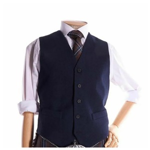 เสื้อแจ็คเก็ตแบบสก็อตพร้อมเสื้อกั๊กเสื้อโค้ทสำหรับผู้ชายเสื้อแจ็คเก็ตลายสก๊อต - Product Image 6