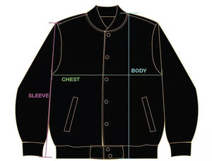 Personalizado de los hombres de lujo de manga de cuero Letterman Varsity chaqueta de cuello alto chaqueta de lona para los hombres - Product Image 5