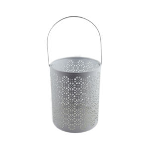 Farol Clásico de Color Blanco con Acabado Pintado y Diseño de Metal de Hierro para Decoración del Hogar, Últimos Diseños en Hierro - Product Image 5