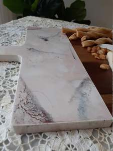 Bloc à découper en marbre haut de gamme meilleur vendeur planche à découper en bois d'acacia de taille personnalisée planche de service - Product Image 3