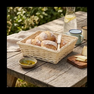 Rattan <b>bread</b> <b>basket</b> Handmade Storage <b>Basket</b> Wholesale eco-friendly Made in Viet Nam - Product Image 4