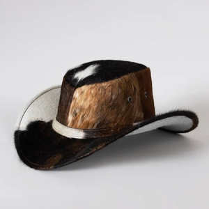 Sombreros de Vaquero de Cuero Vacuno a Precio de Fábrica, Sombrero de Cuero Unisex de la Mejor Calidad, Material Sólido, Nueva Moda - Product Image 5