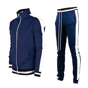 Venta al por mayor de chándales de jogging hechos a medida, ropa de calle para hombre, chándales de entrenamiento, ropa de gimnasio, conjuntos de 2 piezas con trabajo de panel - Product Image 3