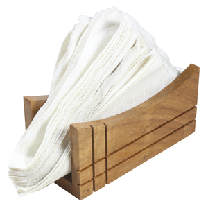 Wooden Napkin Holder for Home in Natural Wood Tissue Holder with Custom Curved Design - Product Image 4