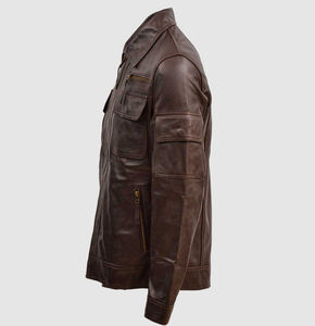 <b>Suede</b> Leather Designed Outclass Waterproof <b>Men</b> Leather <b>Jacket</b> Breathable Windproof Low MOQ <b>Men</b> Leather <b>Jacket</b> - Product Image 5