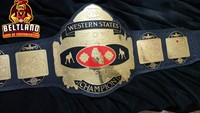 Cinturón de Campeonato de Lucha Libre NWA Western States Heavyweight, Forro de Cuero PU de Alta Calidad, Talla Adulto, Aleación de Zinc de 2mm y 4mm
