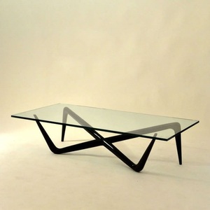 Meubles style salon rond moderne pieds en métal argenté Table d'appoint en métal moderne - Product Image 6