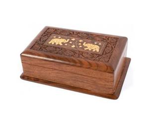 Caja de regalo de madera de lujo de alta calidad, caja tallada de estilo moderno hecha a mano con fábrica de barnizado al por mayor - Product Image 3