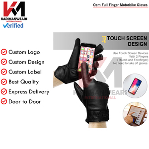 Guantes de Motociclismo de Turismo, Resistentes al Viento e Impermeables, con Alto Agarre, Guantes de Protección para Conducir con Función de Pantalla Táctil - Product Image 2