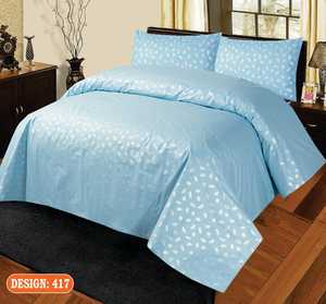 Parure de lit de luxe en lin et coton imprimé pour mariage, taille Queen, pour la maison et l'hôtellerie - Product Image 5