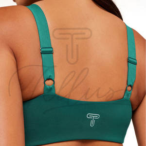 Soutien-gorge de sport respirant à maintien élevé sans couture pour femmes, idéal pour le yoga et la salle de sport, avec extensibilité quadridirectionnelle et séchage rapide - Product Image 4