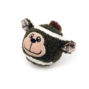 Juguete Masticable Interactivo y Ecológico para Perros, de Peluche y Goma, Estilo Clásico de Dibujos Animados, Pelota de Tenis con Forma de Mono - Product Image 1