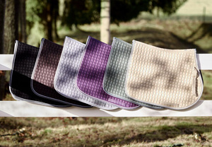 Alta calidad 100% algodón Dressage Western Full Saddle Pad caballo inglés ecuestre acolchado - Product Image 4