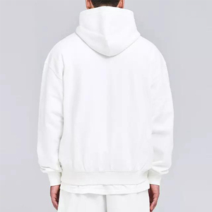 Sweats à capuche personnalisés pour hommes 100% coton lourd luxe qualité bouffée impression surdimensionné Streetwear pulls à capuche pour hommes - Product Image 4