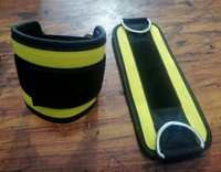 Sangles de cheville LAIEM INTERNATIONAL LI-6415 personnalisables, taille unique, pour musculation, gym, fitness, exercice musculaire, emballées en polybag