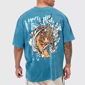 Camisetas MONO RIDERS OEM Personalizables 100% Algodón Orgánico para Hombre, Peso Pesado, Serigrafía, Corte Regular, Manga Corta, Cuello Redondo, Ligeras - Product Image 2