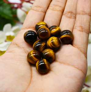 Ojo de Tigre y piedras preciosas de cristal amatista 12mm redondo facetado turquesa cuentas sueltas joyería de moda collar de bolas de cristal Natural - Product Image 4
