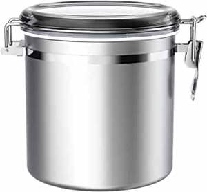 ENLOY 4-Piece Stainless Steel Airtight Food Storage <b>Canister</b> <b>Set</b> with Clear Lid, <b>Canister</b> <b>Sets</b> - Product Image 3