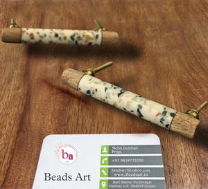 Modern Mother of Pearl <b>Brass</b> <b>Knobs</b> & Pull Handles for Kitchen Bedroom Bathroom & Living Room Cabinets & Drawers - Product Image 2