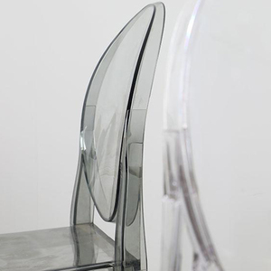 Silla de Plástico Transparente GCF112 de Alta Calidad, Diseño Suave y Lujoso, Apilable, para Restaurante o Villa, Material PP - Product Image 2