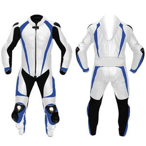 Combinaison de moto en cuir grande taille, imprimée, pour l'hiver/été, séchage rapide, respirante, coupe-vent, personnalisable pour unisexe - Product Image 5