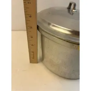 Cacerola Clásica de Acero Inoxidable con Tapa para Calentar Alimentos |   Uso Doméstico - Product Image 4