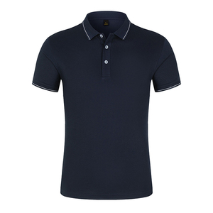 Polo d'été personnalisé pour hommes Polo de golf à manches courtes à motifs solides Vente en gros d'usine Polo personnalisé Vente en gros de haute qualité - Product Image 6
