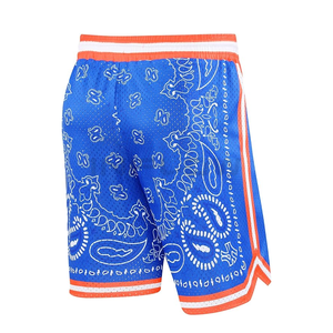 Ropa de gimnasia Pantalones cortos de malla Baloncesto de los hombres Verano Sublimación Estiramiento Dtg Impresión 100% Poliéster 5 pulgadas Entrepierna logotipo personalizado - Product Image 6