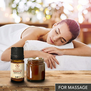 Aromatika Aceite Esencial de Bergamota Prensado en Frío Natural 5ml 100% Puro Extracto de Cáscara para Piel Mixta/Oleosa/Todo Tipo de Piel - Product Image 5